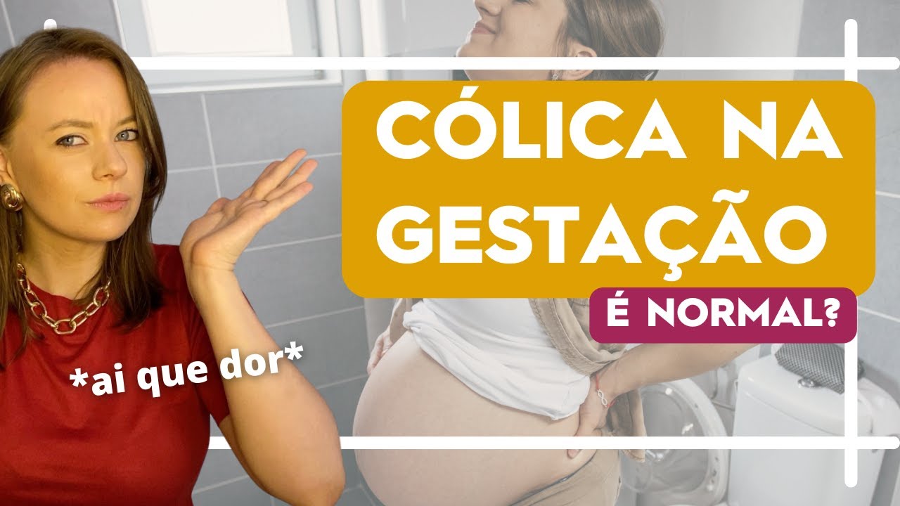 CÓLICA na gravidez é normal sentir? Como diferenciar - YouTube