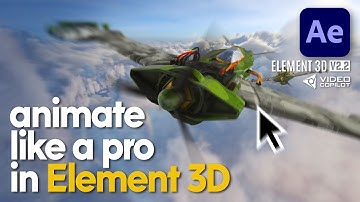 How to make professional Animations in Element 3D with After Effects