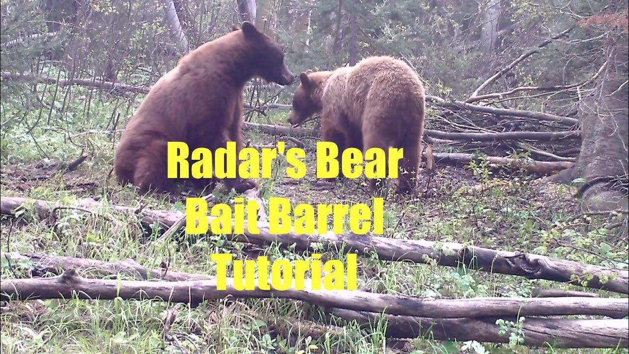 Bear Bait Barrel Tutorial