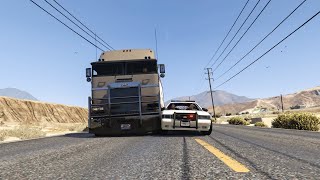 The truck was wanted. GTA 5 - Action Film