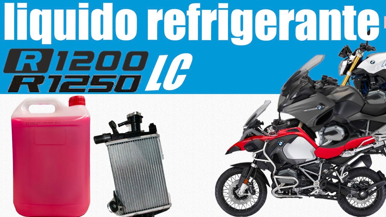 Cambio de líquido refrigerante anticongelante BMW R 1200 / 1250 LC GS RT R RS Adventure