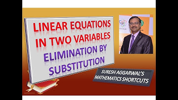 Elimination by Substitution