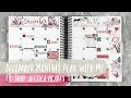 DECEMBER MONTHLY PLAN WITH ME | ft. shop jessica hearts | erin condren vertical