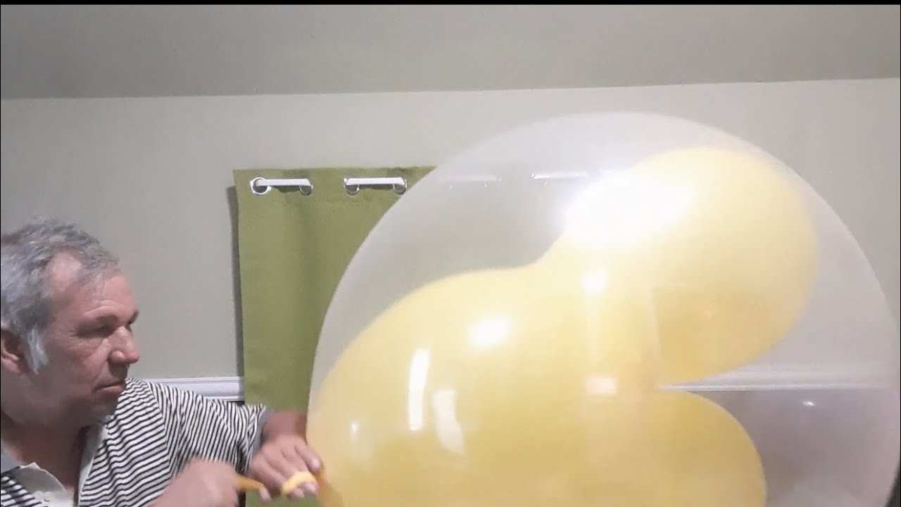 Лопание старых воздушных шариков и надувание новых