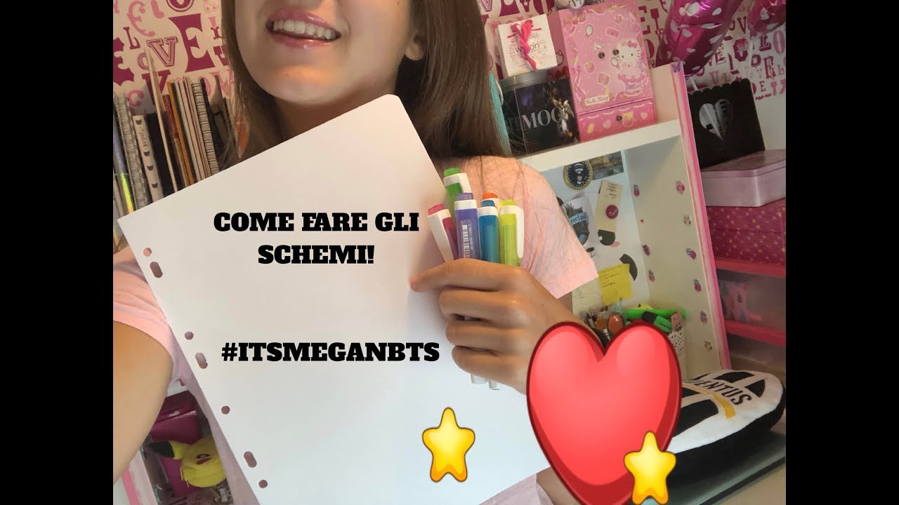 COME FARE GLI SCHEMI! || #ItsmeganBTS