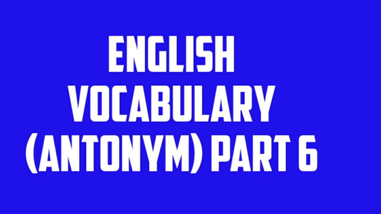 English Antonym Part 6 I OPSC Compulsory English For Mains I English For Civil Services Main 