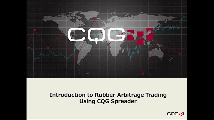 Introduction to Rubber Arbitrage Trading Using CQG Spreader