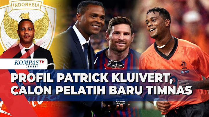 Patrick Kluivert: Dari Legenda Sepak Bola Dunia Hingga Sorotan Kasus Judi