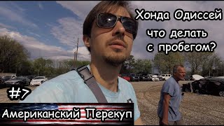 Как в США скручивают пробег. Хонда Одиссей после собак. Автомойка за $5.Американский Перекуп.Серия 7