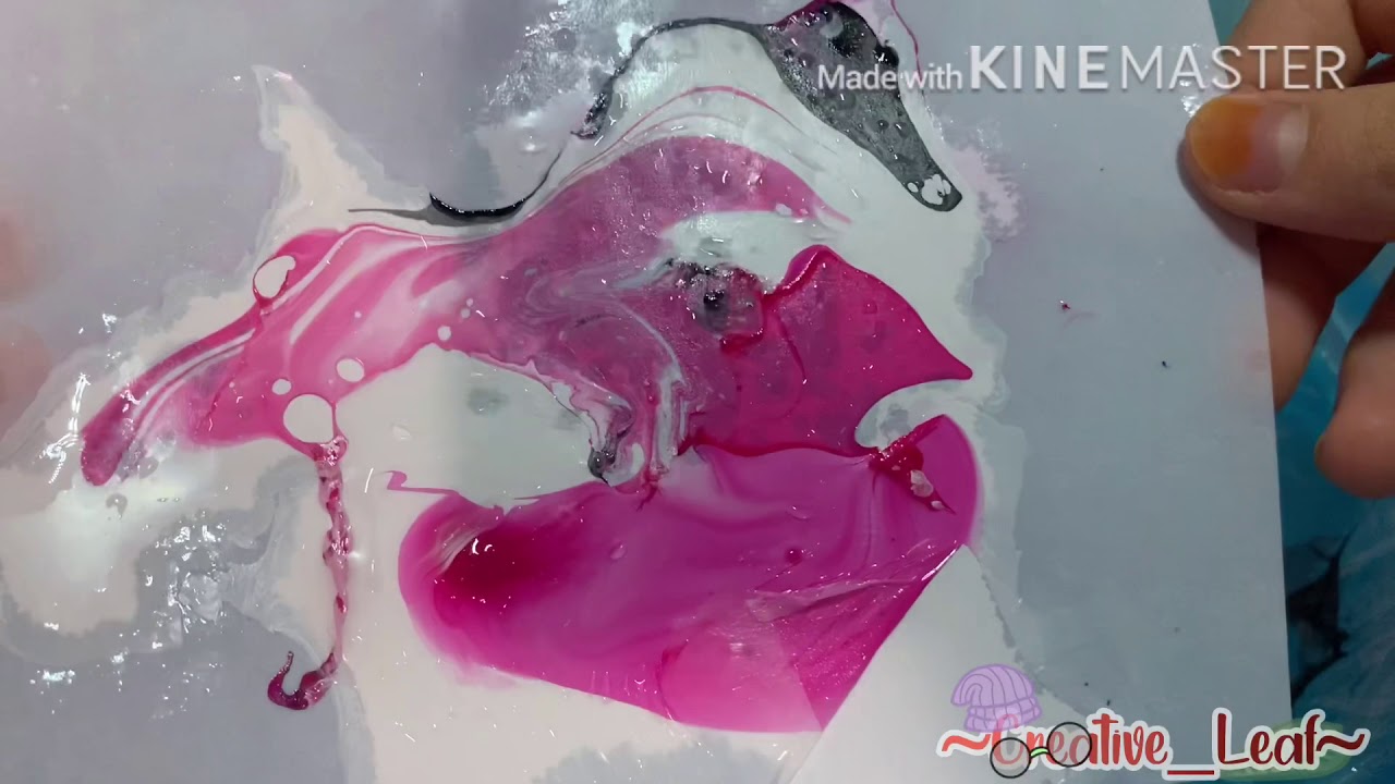 Ebru Water Art (With Nail Polish) YouTube