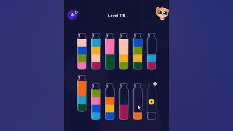 Get Color  -  Water Sort Puzzle level 118 | Mobile Games