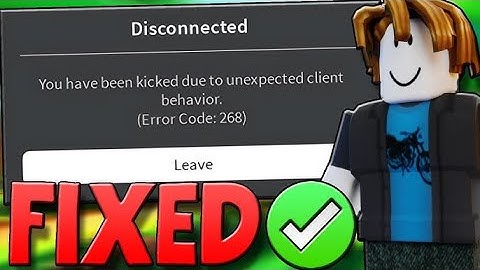 How To Fix Unexpected Client Behaviour Roblox 2025 (FAST) ✅ Fix Error Code 268 Roblox!