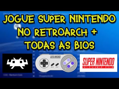 SUPER NINTENDO E TODAS AS BIOS DO RETROARCH