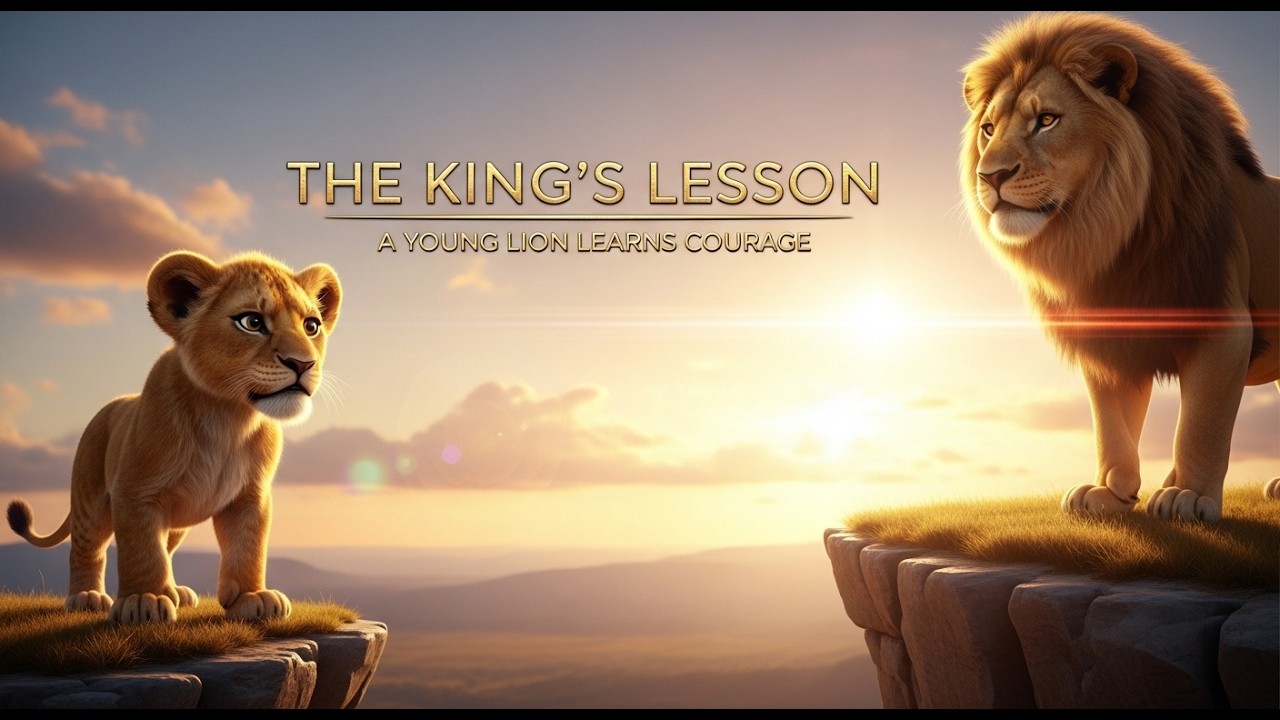The King’s Lesson – A Young Lion Learns Courage