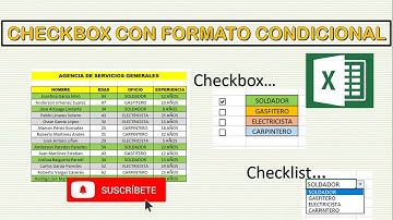 Cómo crear CheckBox y Checklist con formato Condicional  en Excel