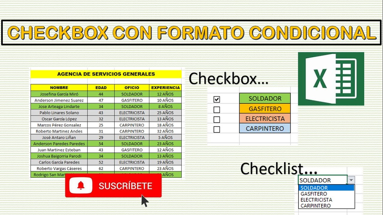 como hacer checkbox en excel para mac