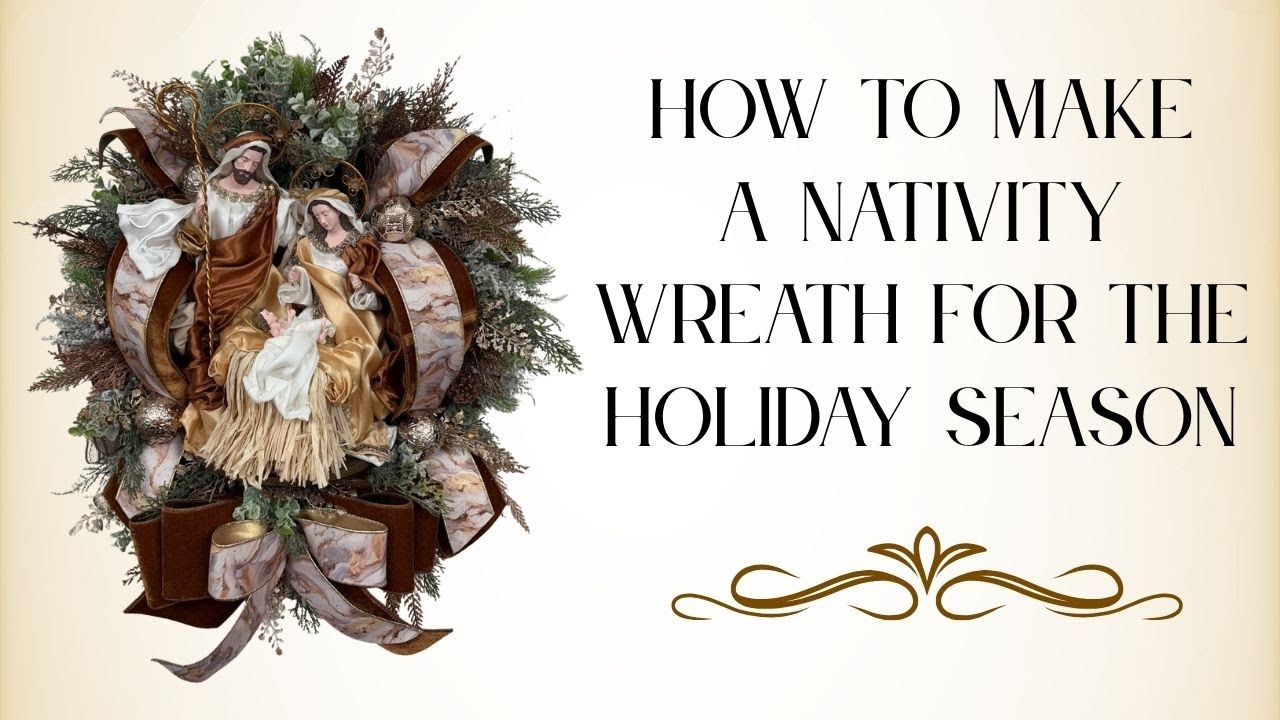 Join as I share how to design a Christmas or Holiday wreath!