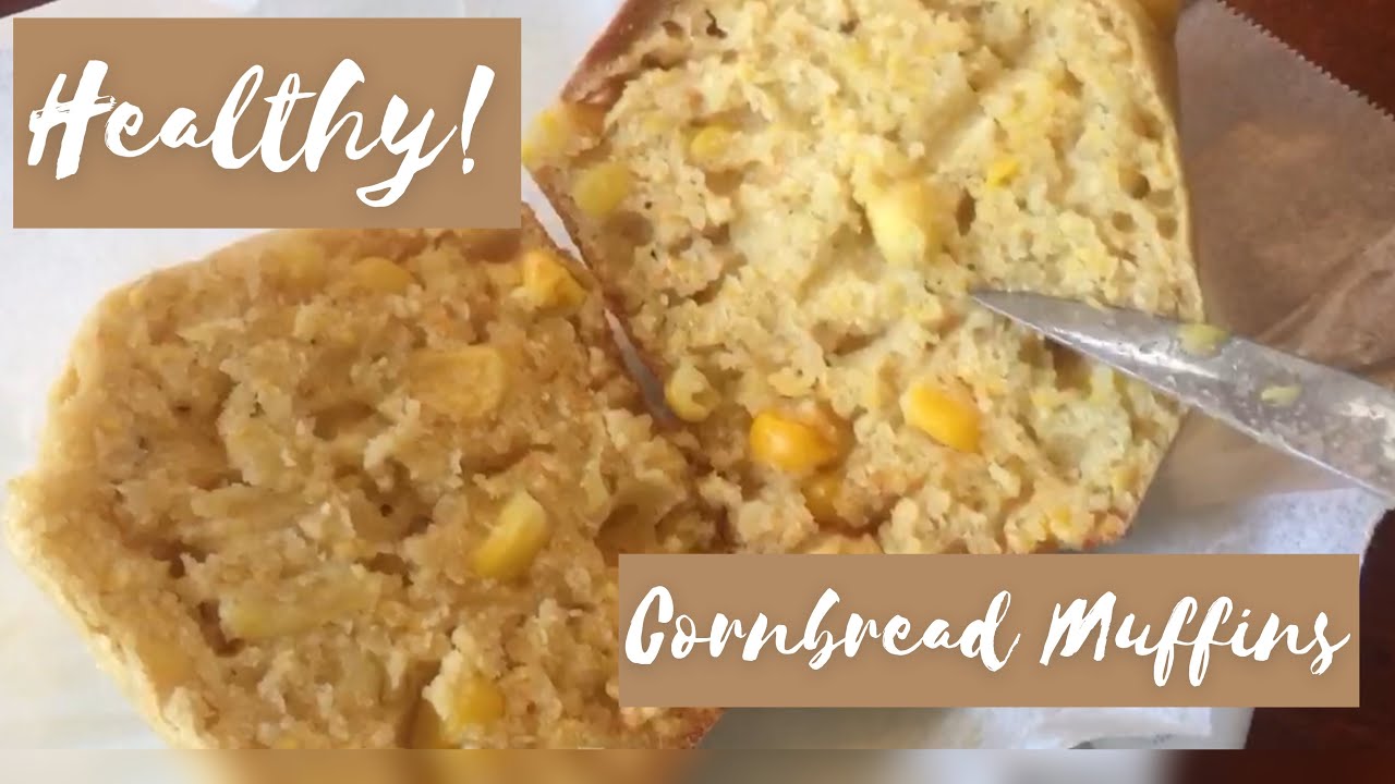 HEALTHY Cornbread Muffins with real corn! | Dingdong Cooking
