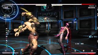 Mortal Kombat X DF Goro 44% 1 Meter Midscreen Combo