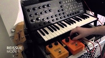 MXR Phase 100 Original vs Reissue with Korg MS20