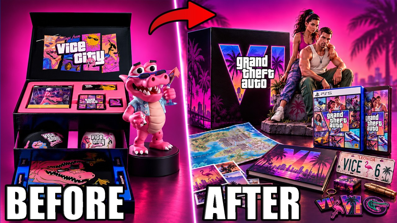 Video thumbnail for I FIXED GTA 6's $400 Collector's Edition! (GTA VI Special Set Price, Value & Redesign Review)