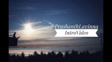 Prashanth Lavinna Intro Video for Antigravity Academy