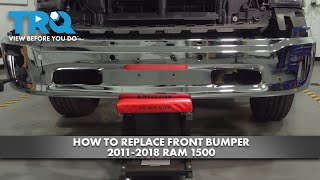 How to Replace Front Bumper 20112018 Dodge Ram 1500