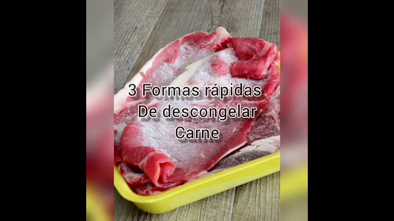 3 FORMAS DE DESCONGELAR CARNE DE MANEIRA R PIDA YouTube