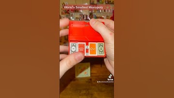 Thumbnail of World's Smallest #Monopoly! #shorts #minis #boardgames