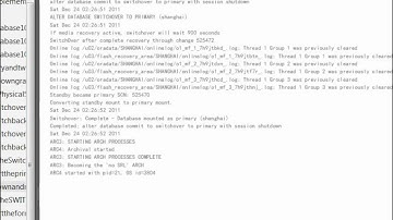 06.04 Oracle_10gR2_DataGuard_6.4 Perform a Switchback with longyannode and shanghainode.avi