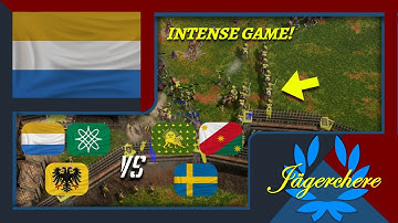 These Naughty Stream Snipers! | 3v3 Treaty with Dutch | AOE III: DE