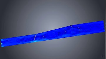 Modeling of 3D crack growth in a tensile test specimen using MultiMech™