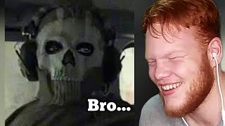 Ghost Staring meme compilation reaction