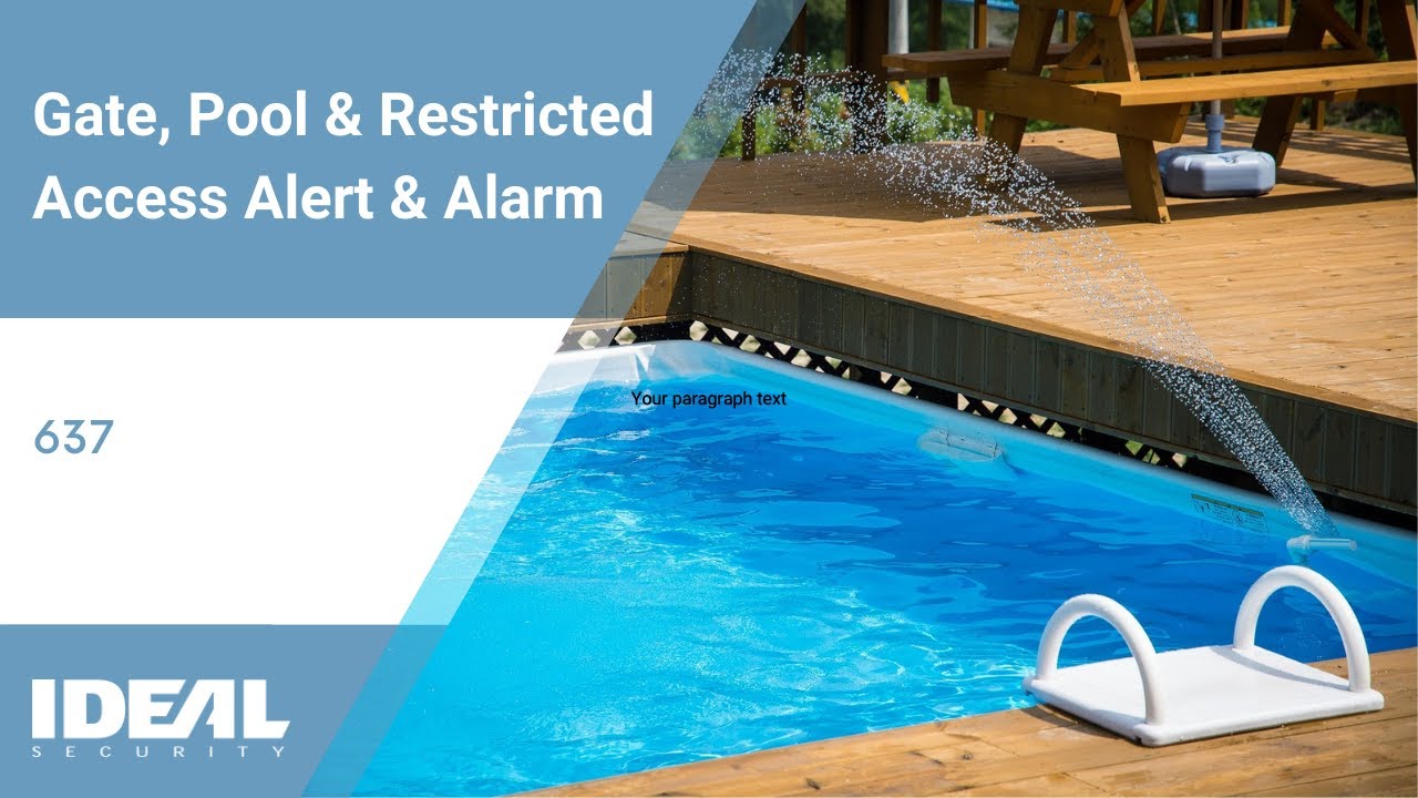 Ideal Security SK637 Gate, Pool and Restricted Access Alert and Alarm