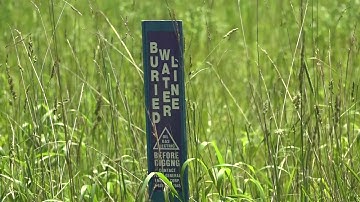 Gas and water pipeline right of way