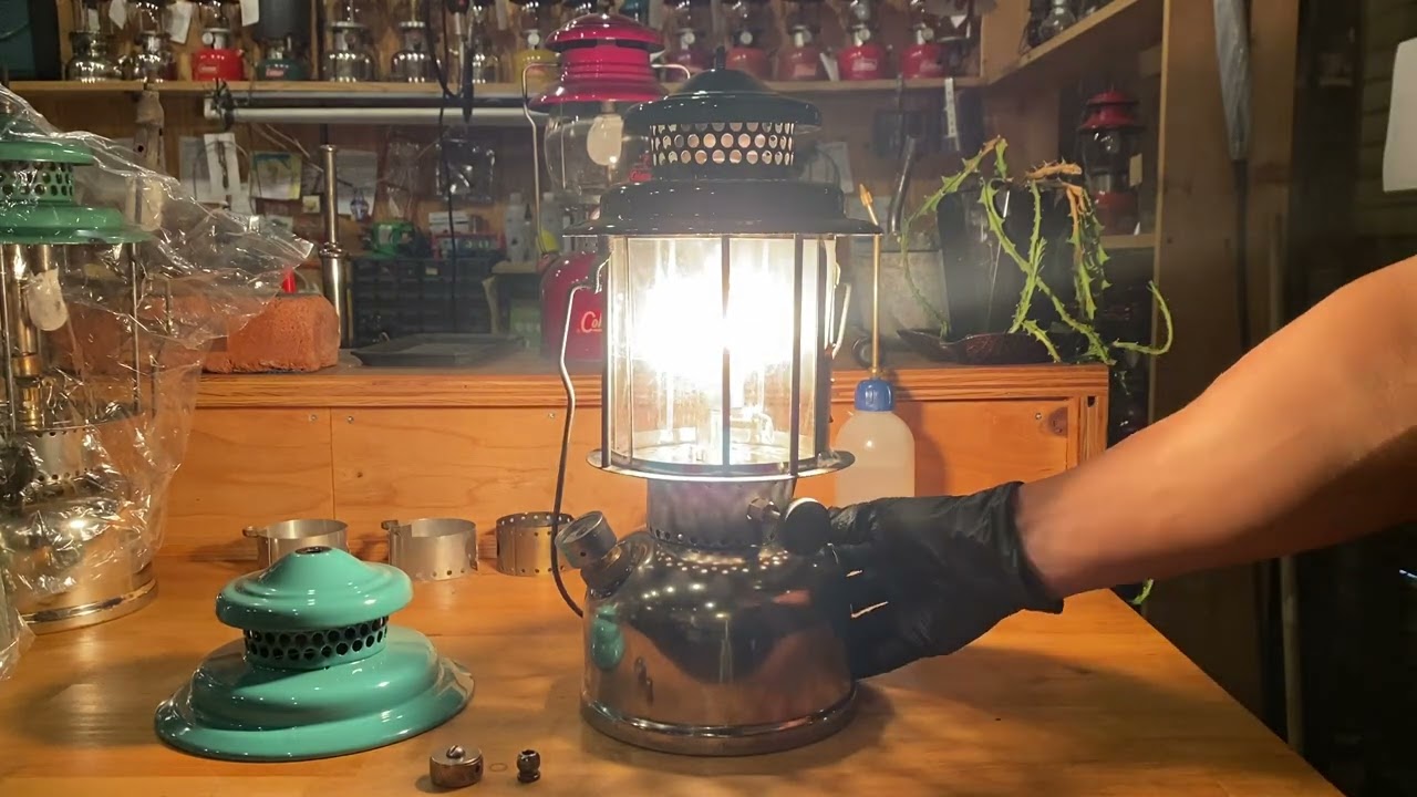  coleman 427k　コールマン　ランタン Apr.1936 Coleman Canada 427K vintage lantern Ignition 点火