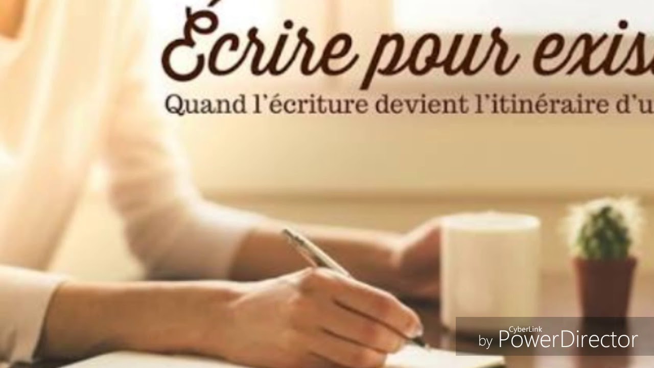 Écrire pour exister - YouTube