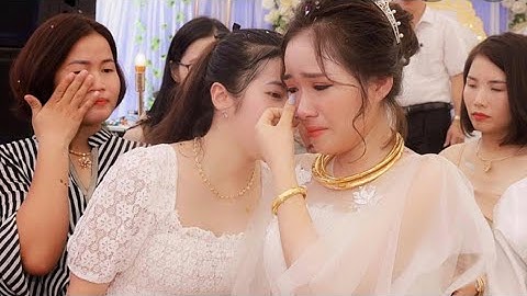 Chàng trai lạ đến hát tặng đám cưới , cô dâu cảm động rơi nước mắt 😑