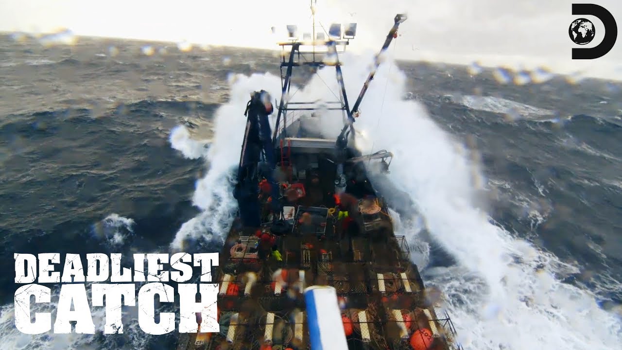 Jake Battles 20Foot Frozen Seas Deadliest Catch YouTube