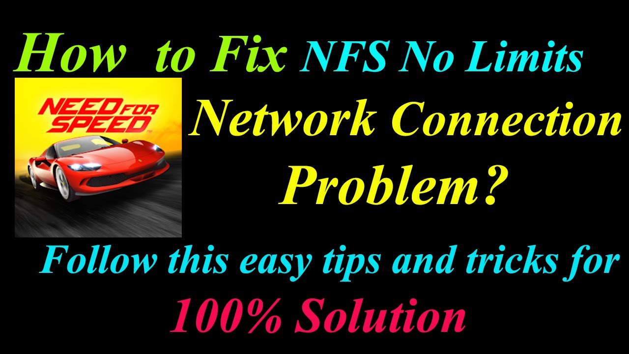How to Fix NFS No Limits App Network Connection Problem in  display picture 1