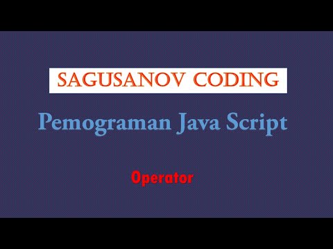 Dasar Pemrograman Java Script Operator