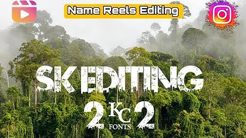 Viral jungle Font Name Reels video Editing Tutorial | New VN App template | JUST ONE CLICk🔥
