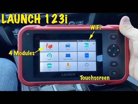 Launch 123i Scanner Review 4 Module Diagnostics Tool WiFi Touchscreen