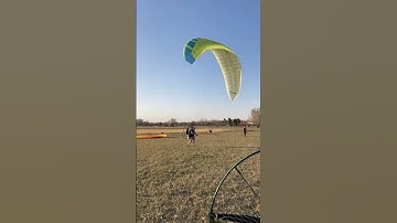 Landing in Frederick #colorado on my #paramotor after a beautiful #flight