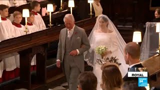 UK Royal Wedding: Bride Meghan Markle walks down the aisle UK Royal Wedding: Bride Meghan Markle walks down the aisle