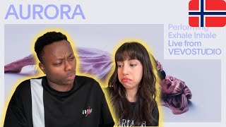 REACTION TO AURORA - Exhale Inhale (Live) | Vevo Studio Performance