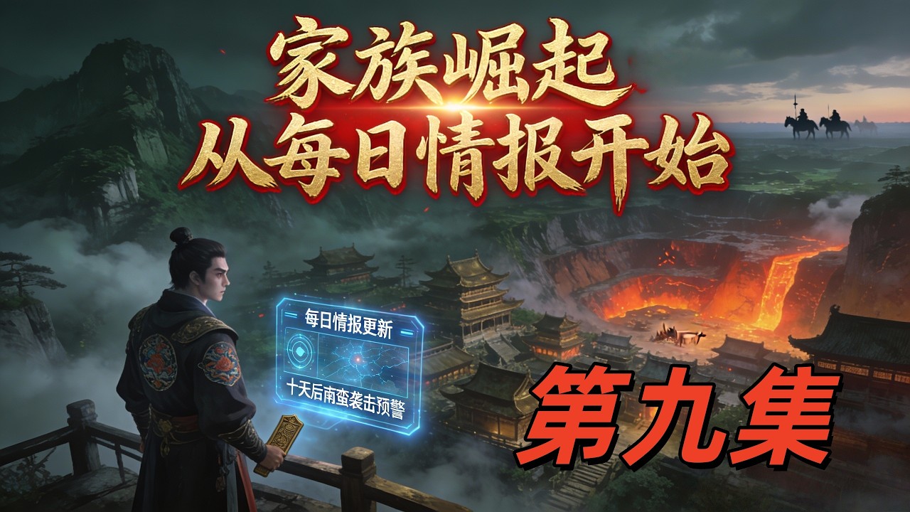 【第九集】💥壹口氣看完【家族掘起：從每日情報開始】南蠻入侵致傅氏長輩戰死殆盡，傅長生臨危受命任族長。他借每日情報系統預知風險、捕捉機遇，帶領家族穩步發展，終欲屹立世家之巔。