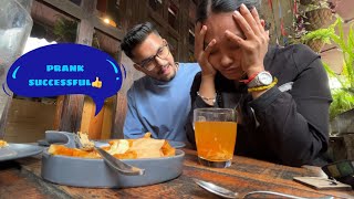 Finally I Pranked Him Successfully 🤫 My Love Kartik ❣️ || Alisha Thapa