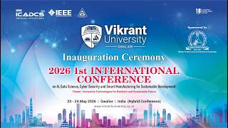 2026 1st International Conference (ICADCS 2026) on 23–24 May 2026 at Vikrant University, Gwalior.