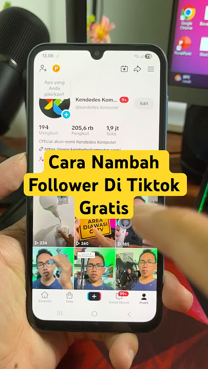 Cara Menambah Follower Di Tiktok Gratis Dengan Cepat